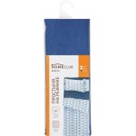 Простыня на резинке HOMECLUB 160/180х200см, синяя, бязь, хлопок