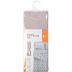 Простыня на резинке HOMECLUB 160/180х200см цвет кофейный, хлопок