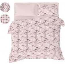 Пододеяльник 1,5-спальный HOMECLUB цвет пудровый, бязь в магазинах Лента