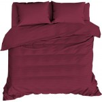 Простыня HOMECLUB 220x240см, бордовая, страйп-сатин Простыня HOMECLUB 220x240см, бордовая, страйп-сатин