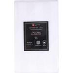 Простыня на резинке PLATINUM CHOICE 160х200см, белая, страйп-сатин, Арт. PC16-WH