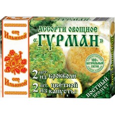 Котлеты овощные ОТ ИЛЬИНОЙ Ассорти, брокколи, цветная капуста, 300г в магазинах Лента