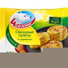 Галеты овощные 4 СЕЗОНА По-деревенски, 300г в магазинах Лента