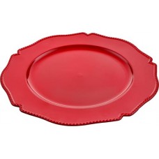 Тарелка HOMECLUB Royal Christmas Red 33см, пластик Арт. MSPP-2 в магазинах Лента