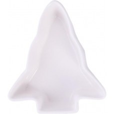 Тарелка сервировочная HOMECLUB Елочка, 10,8x9,3x3,9см, фарфор, Арт. OSNY-2 в магазинах Лента