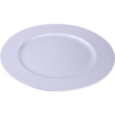 Тарелка HOMECLUB Блеск, серебро, 33см, пластик, Арт. AMLX004 в магазинах Лента