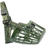 Намордник пластиковый ЛЕНТА №5 ротвейлер 26см, хаки/камуфляж Намордник пластиковый ЛЕНТА №5 ротвейлер 26см, хаки/камуфляж