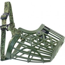 Намордник пластиковый ЛЕНТА №6 немецкая овчарка 31см, хаки/камуфляж в магазинах Лента