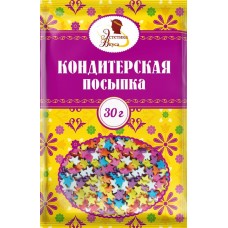 Посыпка кондитерская ЭСТЕТИКА ВКУСА фигурная, 30г в магазинах Лента