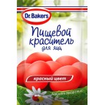 Краситель пищевой DR.BAKERS красный, жидкий, 5мл