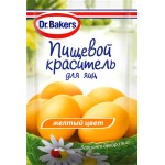 Краситель пищевой DR.BAKERS желтый, жидкий, 5мл