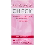 Тест для определения беременности MAMA CHECK №1 Тест для определения беременности MAMA CHECK №1