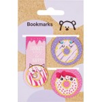 Закладки магнитные для книг MESHU Donuts 7,5х11,5см, Арт. MS_39386, 3шт