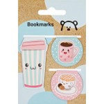 Закладки магнитные для книг MESHU Coffee 7,5х11,5см, Арт. MS_39401, 3шт