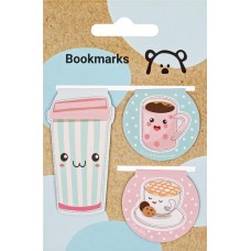 Закладки магнитные для книг MESHU Coffee 7,5х11,5см, Арт. MS_39401, 3шт в магазинах Лента