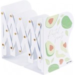 Подставка для книг MESHU Avocado 3 отделения, раздвижная, Арт. MS_45146