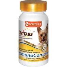 Витамины для собак ЭКОПРОМ Unitabs ImmunoComplex с Q10 для мелких пород, в таблетках, 100шт в магазинах Лента
