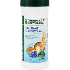 Клетчатка СИБИРСКАЯ КЛЕТЧАТКА Льняная с фруктами, 280г в магазинах Лента