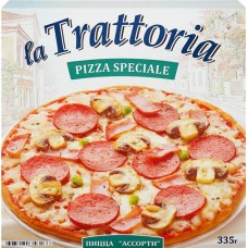 Пицца LA TRATTORIA Ассорти, 335г в магазинах Лента
