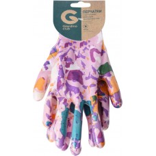 Перчатки с нитриловым покрытием GIARDINO CLUB р. M, L полиэстер, Арт. GVGL10-1 в магазинах Лента