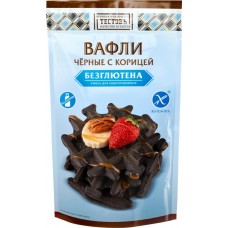 Смесь безглютеновая для выпечки ТЕСТОВЪ Вафли черные с корицей, 200г в магазинах Лента