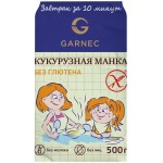 Крупка безглютеновая GARNEC Кукурузная манка, 450г Крупка безглютеновая GARNEC Кукурузная манка, 450г