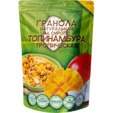 Гранола КД ПОСАДЪ Тропическая, натуральная на сиропе топинамбура, 250г в магазинах Лента