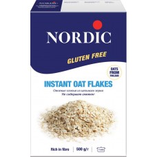 Хлопья овсяные безглютеновые NORDIC, 500г в магазинах Лента Хлопья овсяные безглютеновые NORDIC, 500г в магазинах Лента