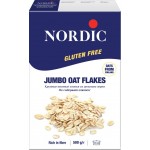 Хлопья овсяные безглютеновые NORDIC крупные, 500г Хлопья овсяные безглютеновые NORDIC крупные, 500г