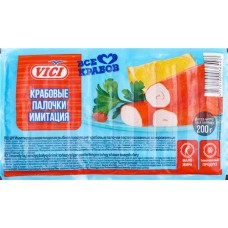 Крабовые палочки замороженные VICI Душа океана, 200г в магазинах Лента