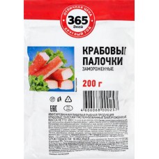 Крабовые палочки замороженные 365 ДНЕЙ, 200г в магазинах Лента