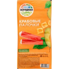 Крабовые палочки МЕРИДИАН имитация, 200г в магазинах Лента