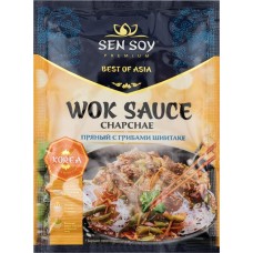 Соус wok для обжаривания лапши SEN SOY Premium Chapchae, пряный с грибами шиитаке, 80г в магазинах Лента