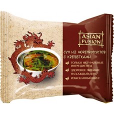 Суп ASIAN FUSION из морепродуктов с креветками, 12г в магазинах Лента
