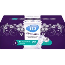 Прокладки урологические ID Light Premium Ultra Mini, 22шт в магазинах Лента