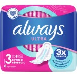 Прокладки ALWAYS Ultra Супер, с крылышками, 8шт