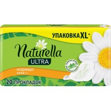 Прокладки NATURELLA Ultra Нормал, с крылышками, 20шт в магазинах Лента