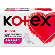 Прокладки KOTEX Ultra Super, 8шт в магазинах Лента Прокладки KOTEX Ultra Super, 8шт в магазинах Лента