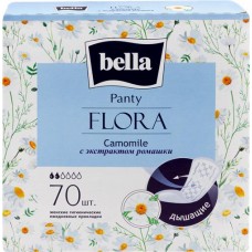Прокладки ежедневные BELLA Panty Flora Camomile с экстрактом ромашки, 70шт в магазинах Лента