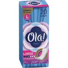Прокладки ежедневные OLA! Daily Large, 20шт в магазинах Лента