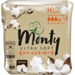Прокладки MONTY Ultra Soft Normal Plus, 10шт Прокладки MONTY Ultra Soft Normal Plus, 10шт