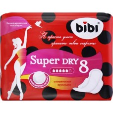 Прокладки BIBI Super Dry, 8шт в магазинах Лента