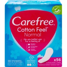 Прокладки ежедневные CAREFREE Cotton Fresh, 56шт в магазинах Лента