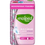 Прокладки MOLPED Ultra Супер с крылышками, 14шт Прокладки MOLPED Ultra Супер с крылышками, 14шт