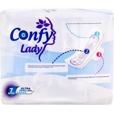 Прокладки гигиенические CONFY Lady Ultra Extra Long, 7шт в магазинах Лента