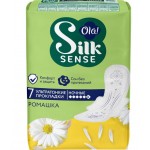 Прокладки OLA! Silk sense Ночные Ромашка ультратонкие, 7шт Прокладки OLA! Silk sense Ночные Ромашка ультратонкие, 7шт
