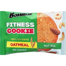 Печенье овсяное BOMBBAR Ореховый микс, неглазированное, 40г в магазинах Лента