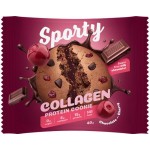 Печенье протеиновое SPORTY Protein Collagen Шоколад-вишня, 40г