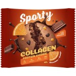 Печенье протеиновое SPORTY Protein Collagen Шоколад-апельсин, 40г