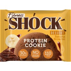 Печенье протеиновое FITNESSHOCK Dessert Банановый брауни, 35г в магазинах Лента